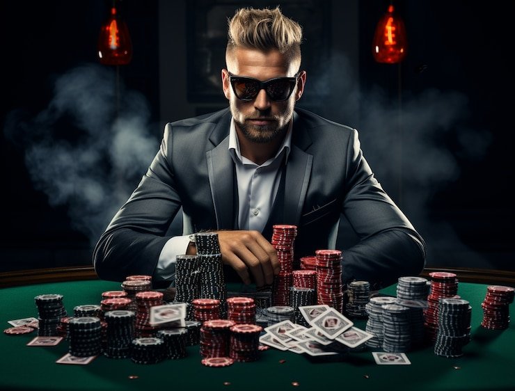 Roulette table layout with bet zones
